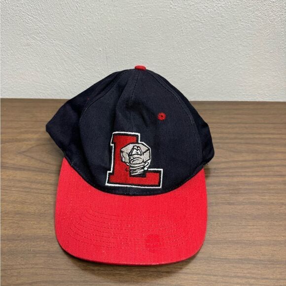 Vintage Lansing lugnuts MILB adjustable SnapBack hat black - Picture 1 of 8